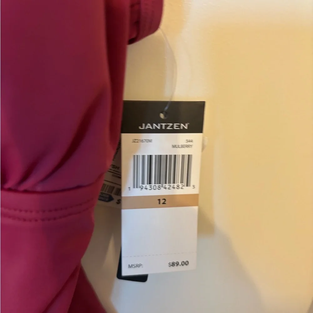 NWT: Jantzen one piece swimsuit, size 12 - Picture 5 of 7